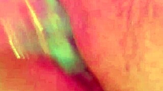 horny bbw fat amateur masturbates roughly with toys in homemade solo video