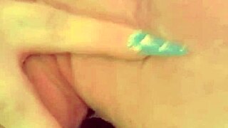 horny bbw fat amateur masturbates roughly with toys in homemade solo video