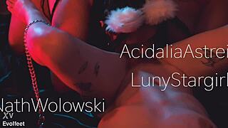 Do hot girls really love licking toes and face sitting with big natural tits?