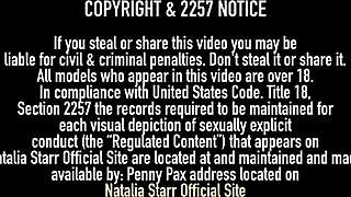 pawg natalia starr got her trimmed twat nailed