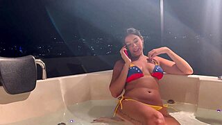 i'm a latina hotwife with tan lines cheating on my husband with a big dick white man