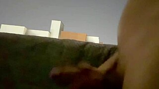 Masturbate on hotel balcony, cum twice in bathroom?