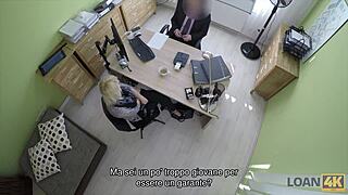 Blonde teen 18+ keeps this cash deal just between us.