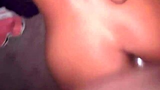 Big dick in her butt makes her gape