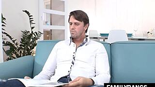 Cute teen flooded by her business uncle Silvia Dellai Thomas!