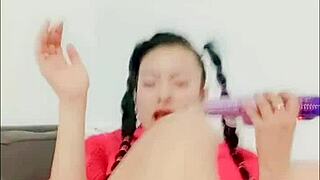 Hey, check out the playful blue in full uncensored video