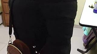 The maid's second day at work