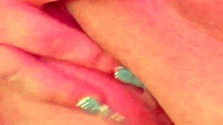 horny bbw fat amateur masturbates roughly with toys in homemade solo video