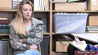 i caught you shoplifting, kate, now suck my big cock in the shop