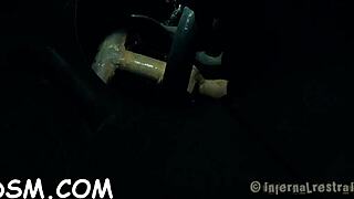 Feeling Trapped in Sadomasochism Electricity With Tight Bondage and Hard Sucking