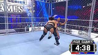 Female Wrestlers Compete In Intense Survivor Series Wargames
