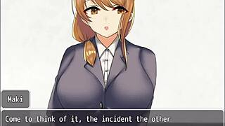 Game Of Busty Jk: Schoolgirls With Big Tits Get Creampied