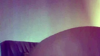 Random video in bed one vertical with hairy pussy and natural tits.