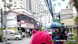 Hey, wanna see this Thai goddess in red lingerie get pounded hard?