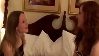 Skinny Teen 18+ Babe in Lingerie Enjoys Hotel Lesbian Fetish Play Alone