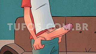 I hired this curvy Brazilian maid Sophie Helenass, and she wanted to work naked for more pay, lol