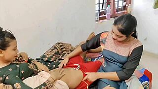 Komal and Riya got drilled hard in epic threesome