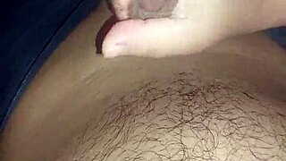 Babe massages big cock then gives blowjob and anal creampie