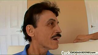 Watch him fill me with cum, cuckold?