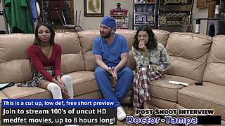 Behind The Scenes Of Dr. Tampa's Tampa University Entrance Physical With Solana