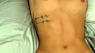 Emma Hix and Brad Newman share passionate date night cumshot.