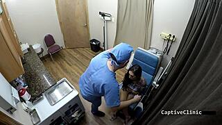 stefania mafra’s lesbian torment at clinica of america.