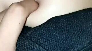 Pecking Belly While She Rides