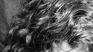 Rhonda, the BJ queen, sucks the cum out of my nuts