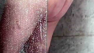 Wife caught fucking shower head again