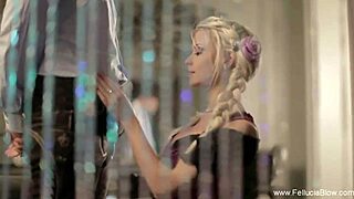 Beautiful German maiden, suck my cock in secret!