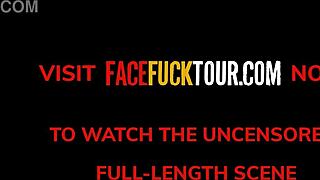 Massive Tits Latina Slut Deep Throating Big Cock?