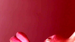 Japanese wife gives blowjob and swallows cum.