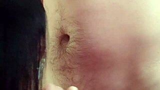 blowjob from mature girlfriend with deepthroat and cum swallowing, hairless and shaved!