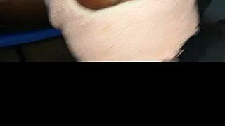 skinny african teen slut loves getting fucked rough and hard