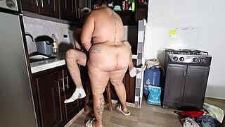 Milf Licks Tight Pussy Before Rough Cowgirl on Monster Cock