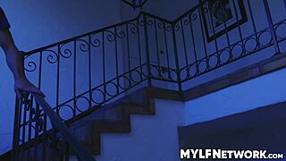 Picture sleeping over at your best friend’s place and his hot mom sneaks in.