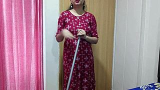 Indian Desi Sali Seduces Jija for Hardcore Sex in Clean Room