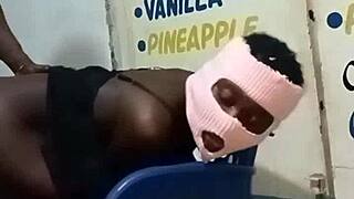 skinny african teen slut loves getting fucked rough and hard