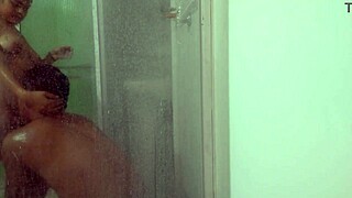 The Latina Wife Feels Guilty Yet Excited Cheating on Her Cuckold Husband with a Black Boy in the Motel Bathroom