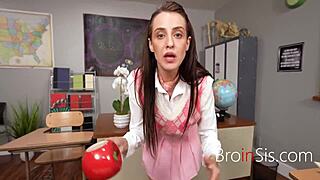 Teacher And Student Step Sibling Threesome