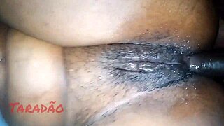 Pounding Huge Ebony Ass From Side.