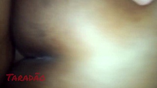 Pounding Huge Ebony Ass From Side.