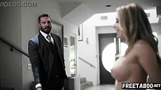 Free use wife spitroasted with big monster cocks in cheating group session! 😈