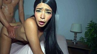 submissive latina brunette babe bent over in cowgirl, saggy tits, homemade sex to exhaustion