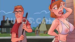 I hired this curvy Brazilian maid Sophie Helenass, and she wanted to work naked for more pay, lol