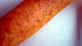 is that tiny shaved pussy squirting yet?