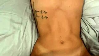 Emma Hix and Brad Newman share passionate date night cumshot.