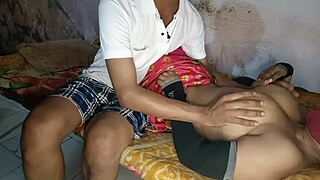 rustic bhabhi gets rough homemade action on khatiya