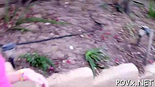 Naughty Teen Bent Over for Big Cock Fuck!