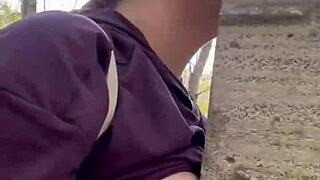 My kinky easter - humiliation and bdsm orgasms in forest